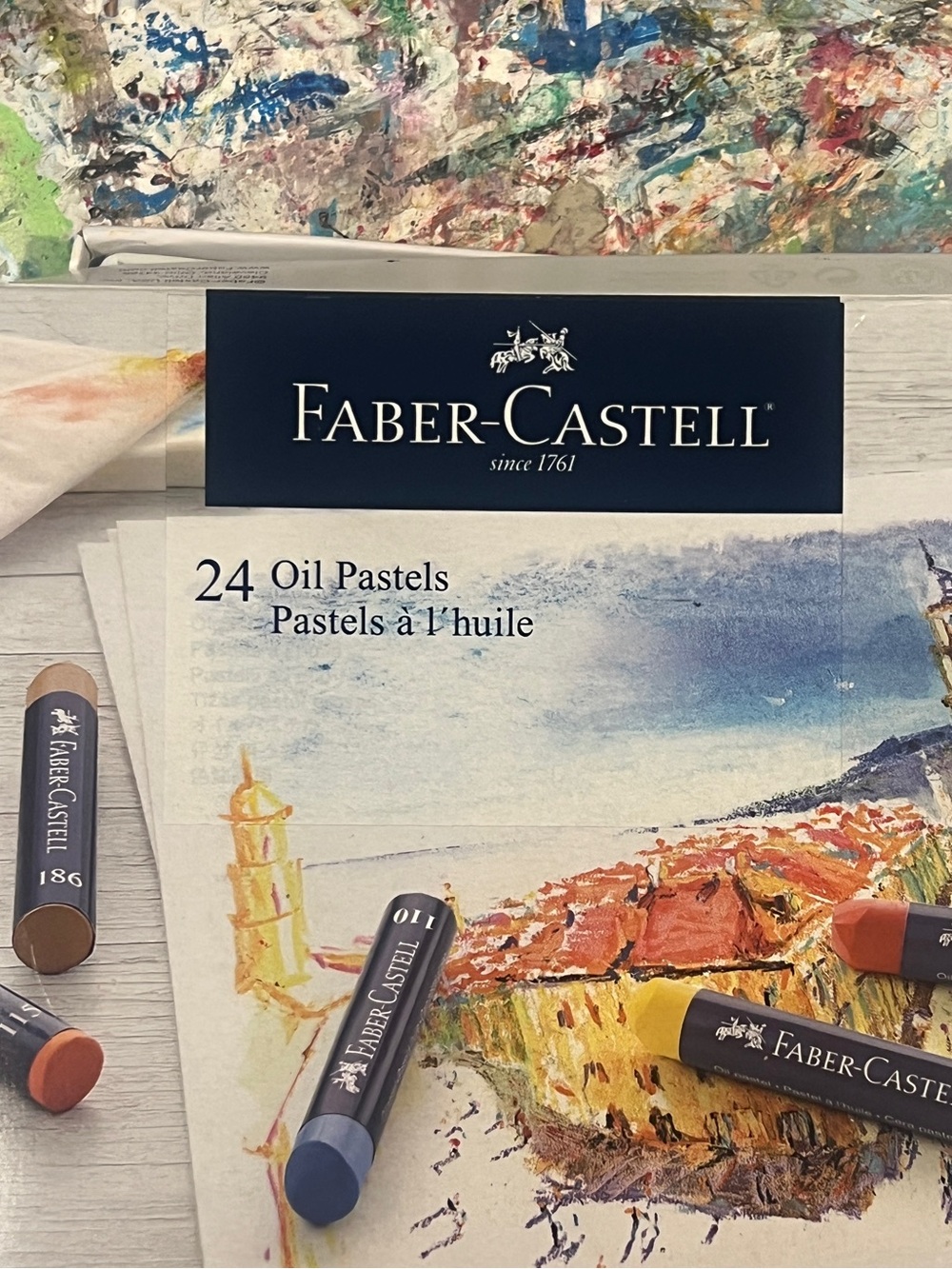 Farber castell set of 24 oil pastel art set